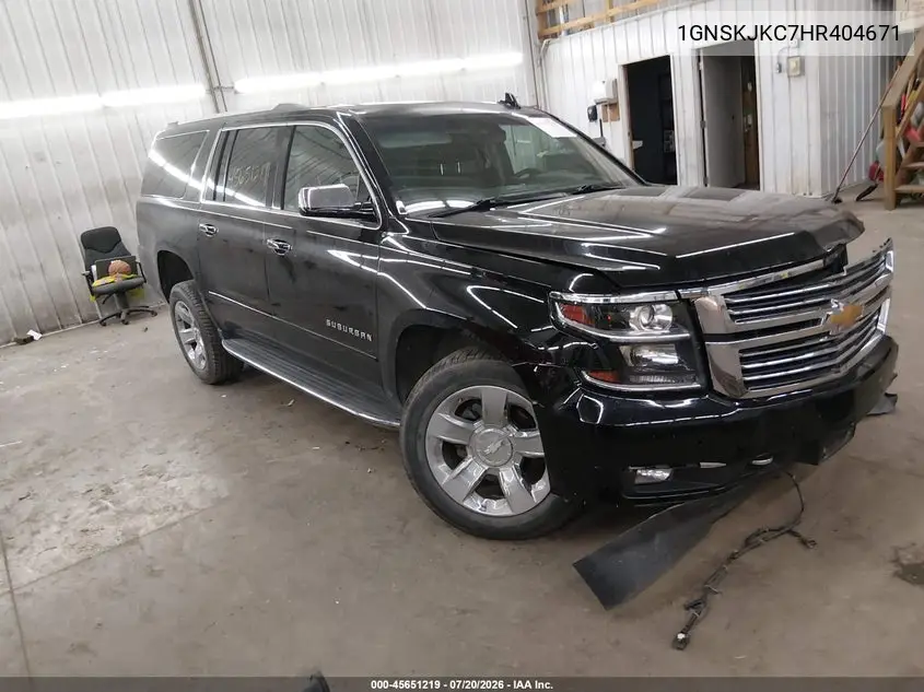 2017 Chevrolet Suburban Premier VIN: 1GNSKJKC7HR404671 Lot: 45651219
