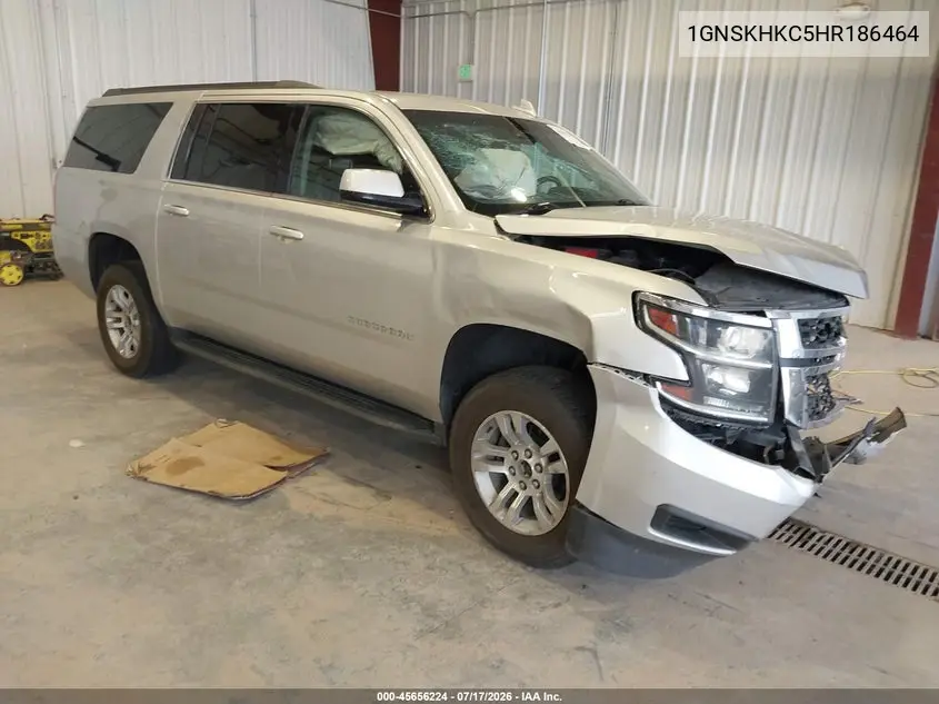 2017 Chevrolet Suburban Lt VIN: 1GNSKHKC5HR186464 Lot: 45656224