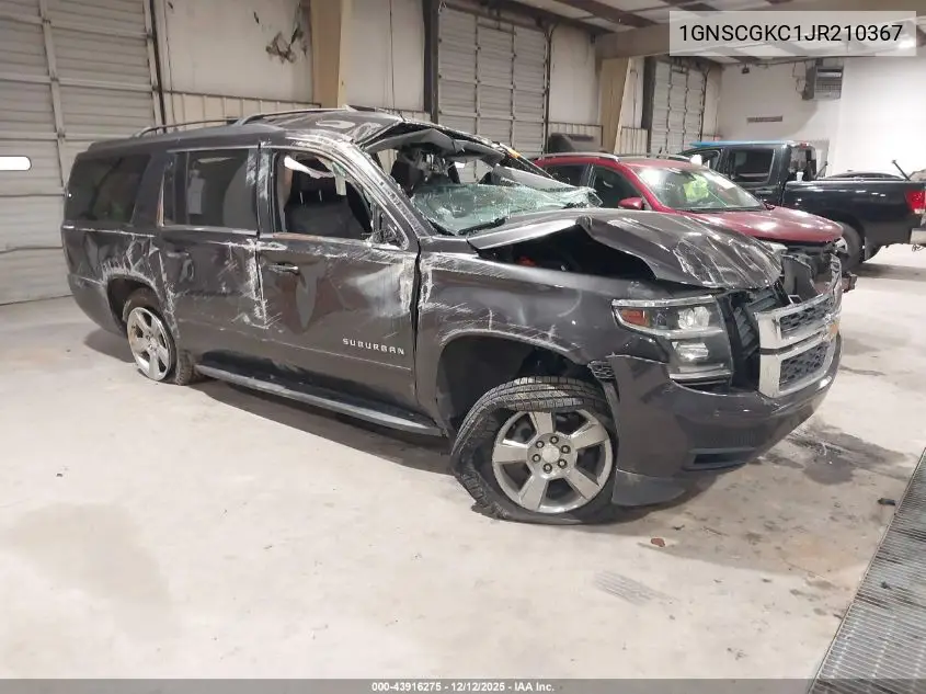 1GNSCGKC1JR210367 2018 Chevrolet Suburban Ls