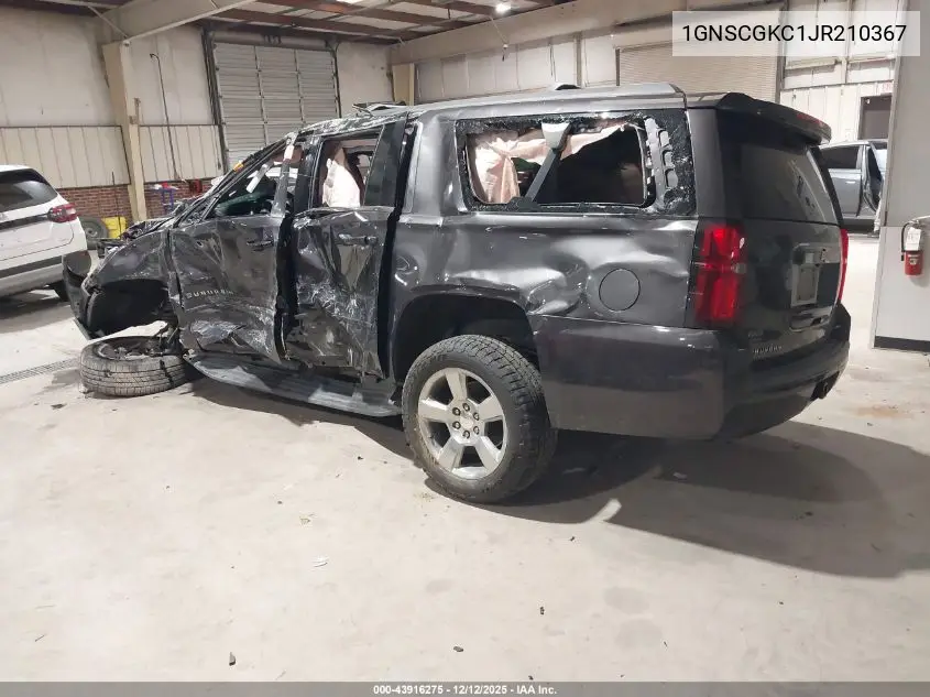 1GNSCGKC1JR210367 2018 Chevrolet Suburban Ls