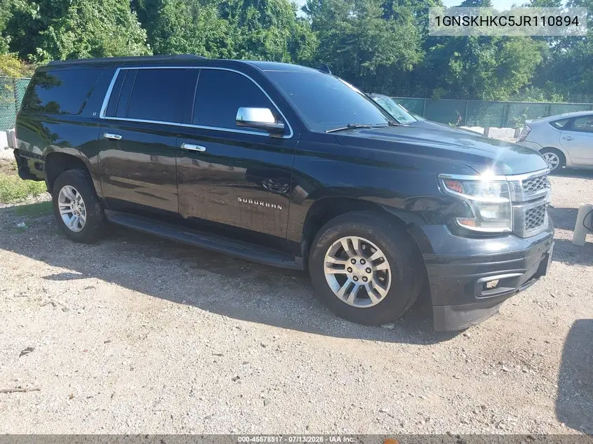 2018 Chevrolet Suburban Lt VIN: 1GNSKHKC5JR110894 Lot: 45578517