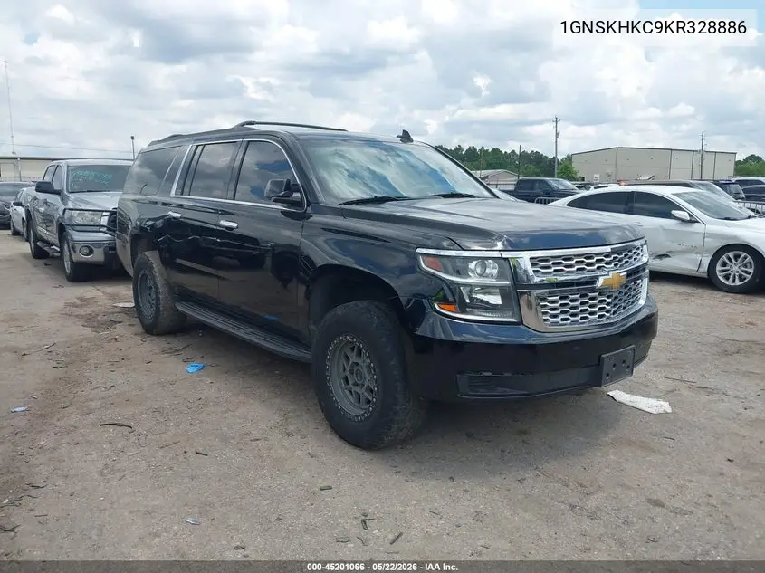 2019 Chevrolet Suburban Lt VIN: 1GNSKHKC9KR328886 Lot: 45201066