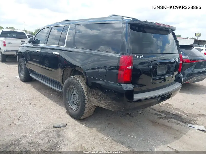 2019 Chevrolet Suburban Lt VIN: 1GNSKHKC9KR328886 Lot: 45201066