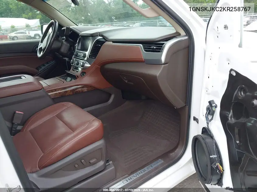2019 Chevrolet Suburban Premier VIN: 1GNSKJKC2KR258767 Lot: 45472617
