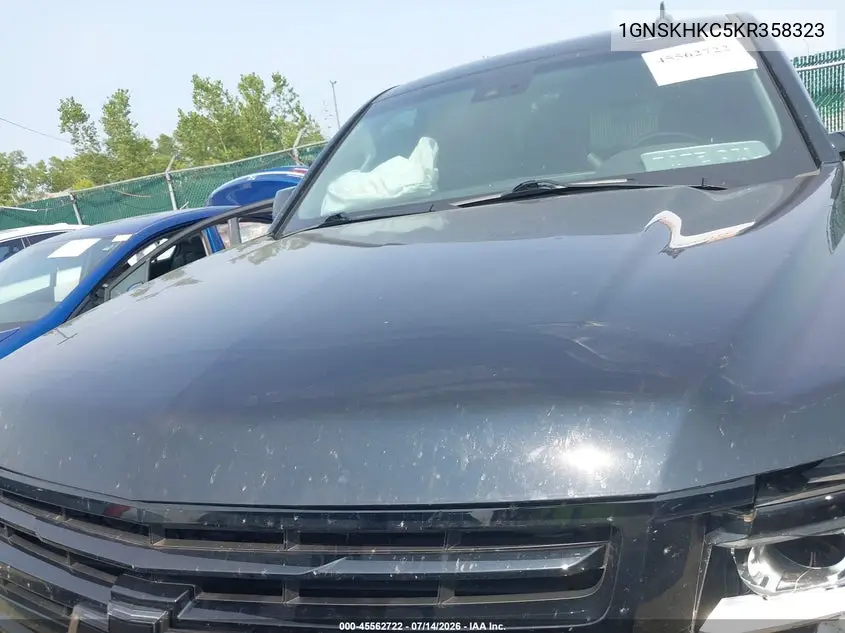 2019 Chevrolet Suburban Lt VIN: 1GNSKHKC5KR358323 Lot: 45562722