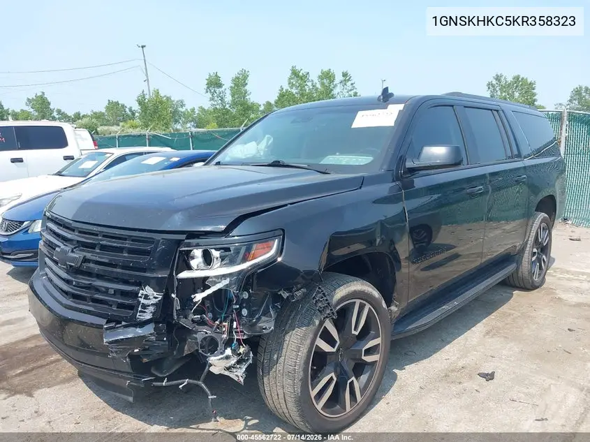 2019 Chevrolet Suburban Lt VIN: 1GNSKHKC5KR358323 Lot: 45562722
