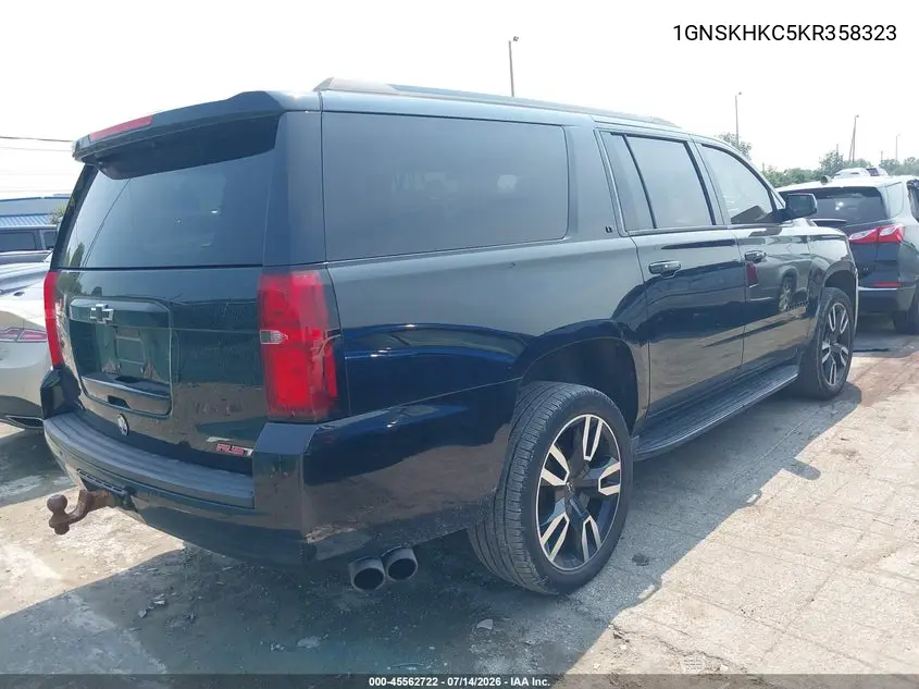 2019 Chevrolet Suburban Lt VIN: 1GNSKHKC5KR358323 Lot: 45562722
