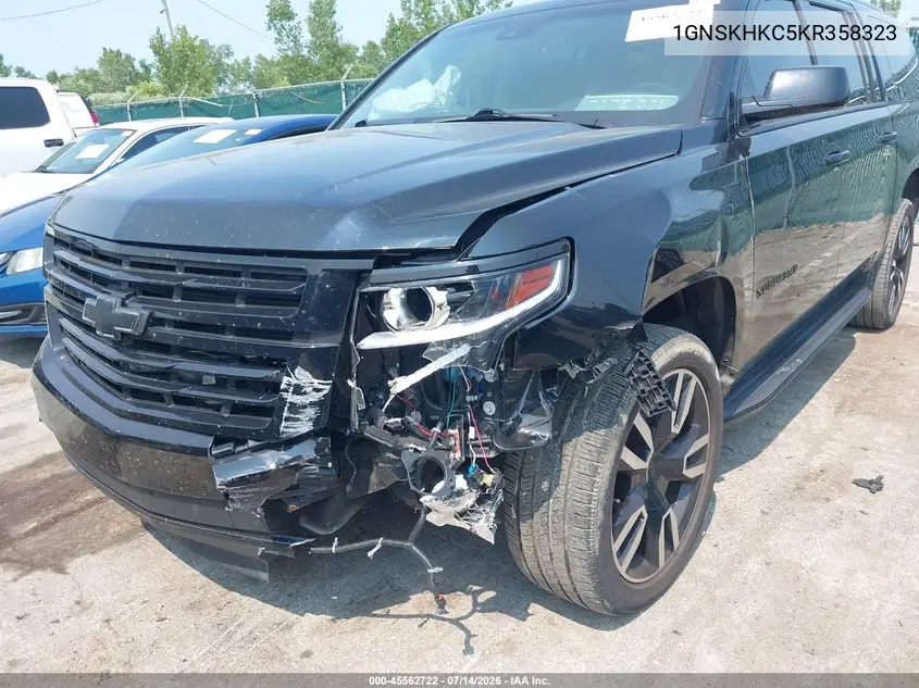 2019 Chevrolet Suburban Lt VIN: 1GNSKHKC5KR358323 Lot: 45562722