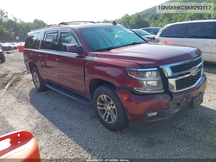 2019 Chevrolet Suburban Lt VIN: 1GNSKHKC5KR293117 Lot: 45562731