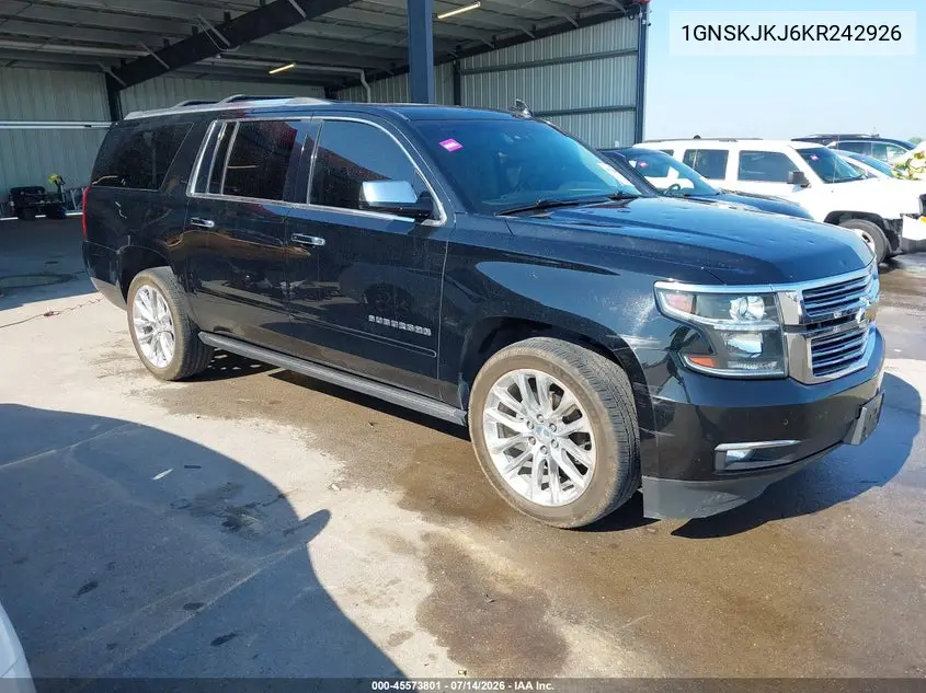 2019 Chevrolet Suburban Premier VIN: 1GNSKJKJ6KR242926 Lot: 45573801