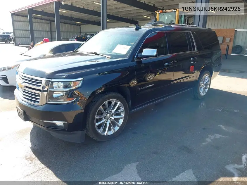 2019 Chevrolet Suburban Premier VIN: 1GNSKJKJ6KR242926 Lot: 45573801