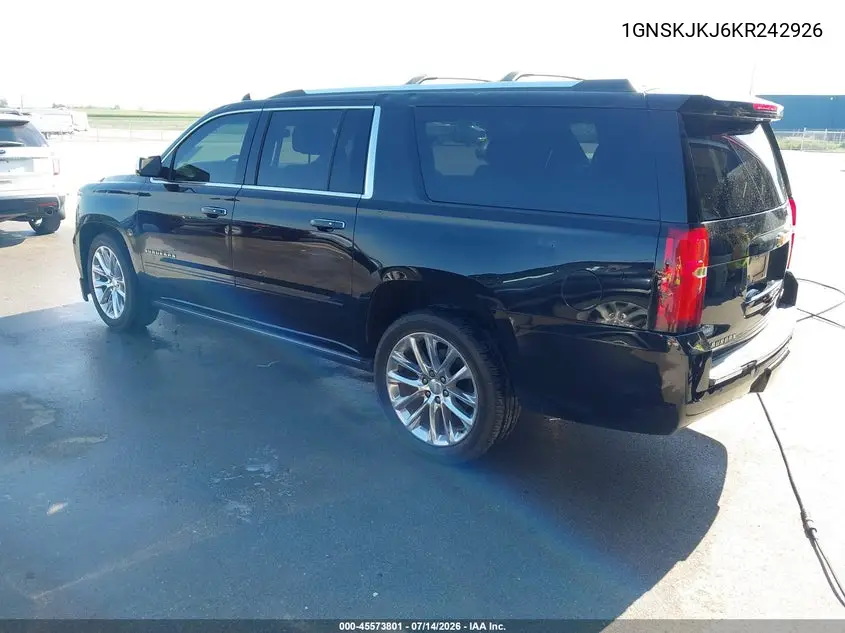 2019 Chevrolet Suburban Premier VIN: 1GNSKJKJ6KR242926 Lot: 45573801