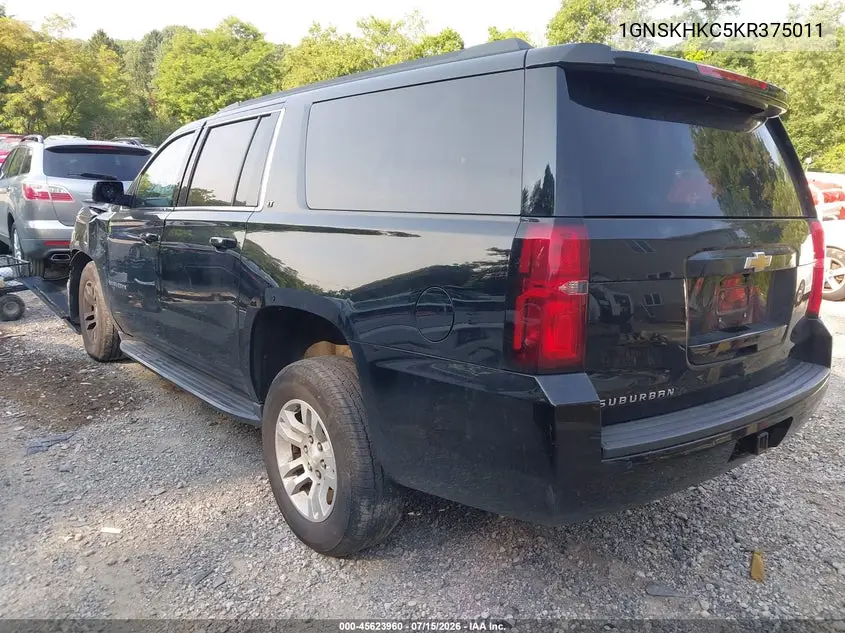 2019 Chevrolet Suburban Lt VIN: 1GNSKHKC5KR375011 Lot: 45623960