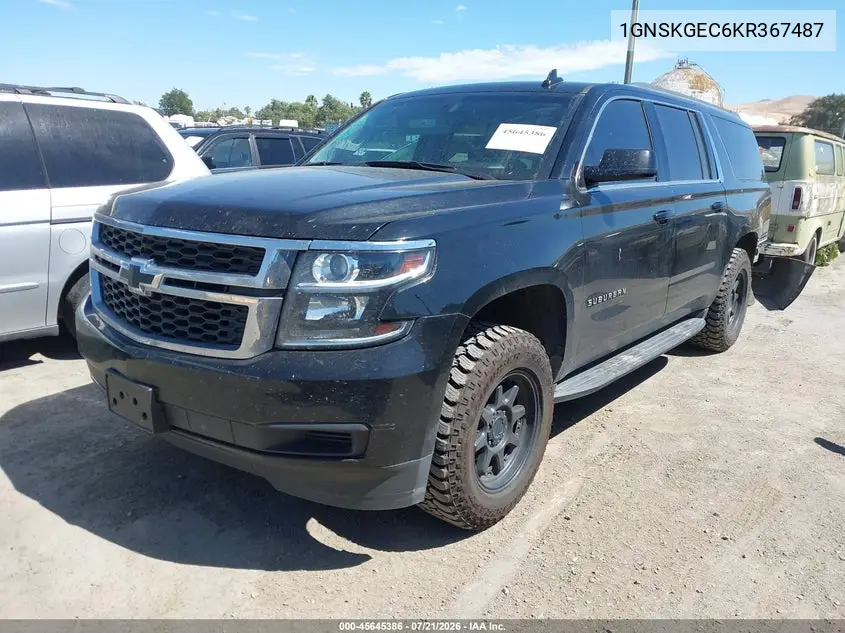 2019 Chevrolet Suburban Ls VIN: 1GNSKGEC6KR367487 Lot: 45645386