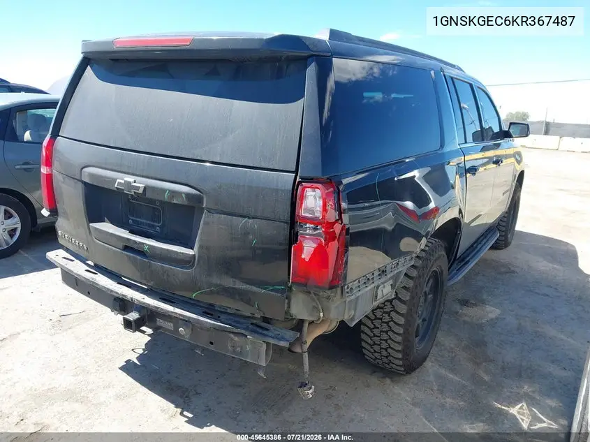 2019 Chevrolet Suburban Ls VIN: 1GNSKGEC6KR367487 Lot: 45645386