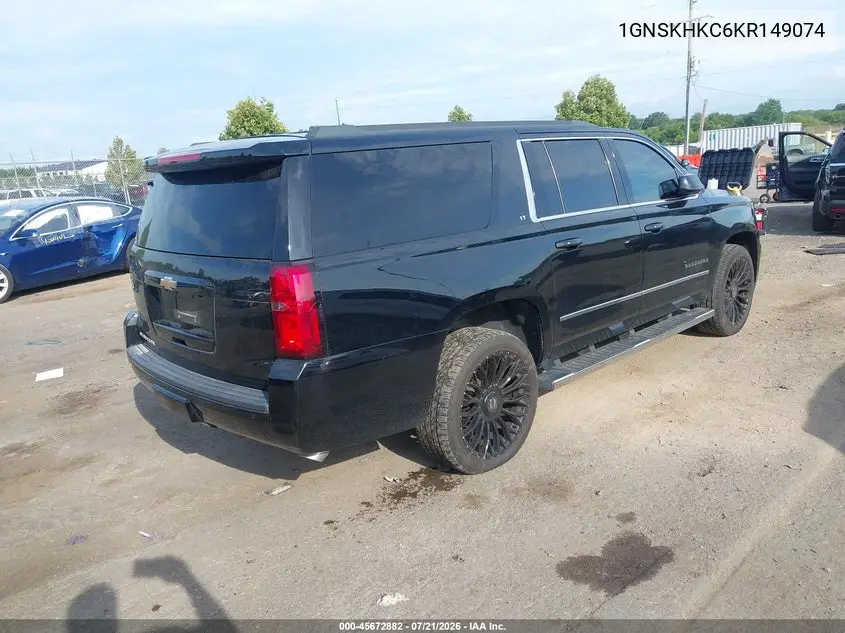 2019 Chevrolet Suburban Lt VIN: 1GNSKHKC6KR149074 Lot: 45672882