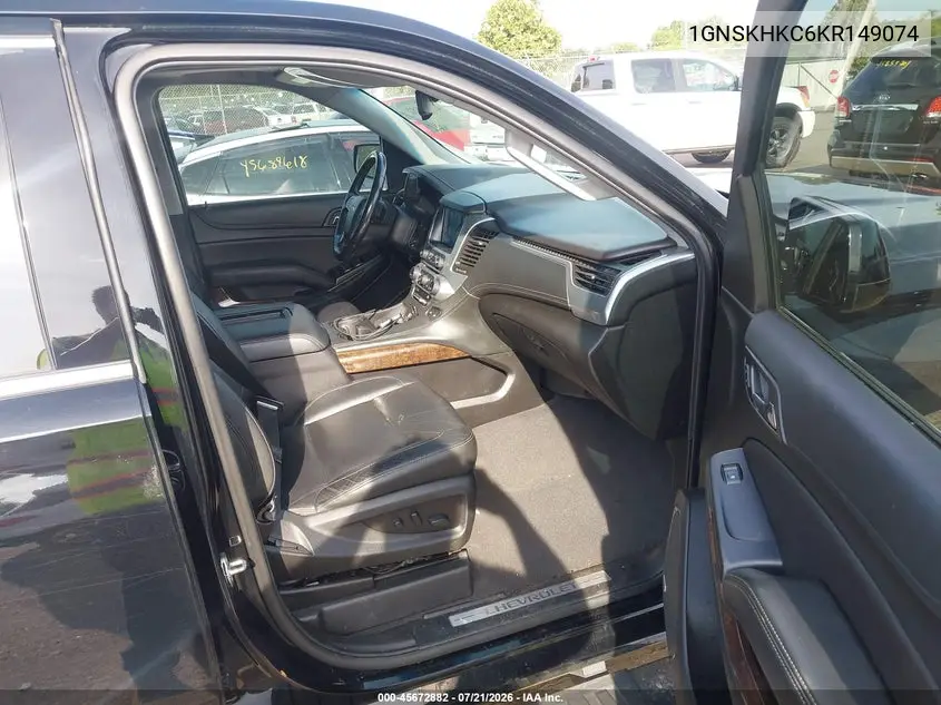2019 Chevrolet Suburban Lt VIN: 1GNSKHKC6KR149074 Lot: 45672882