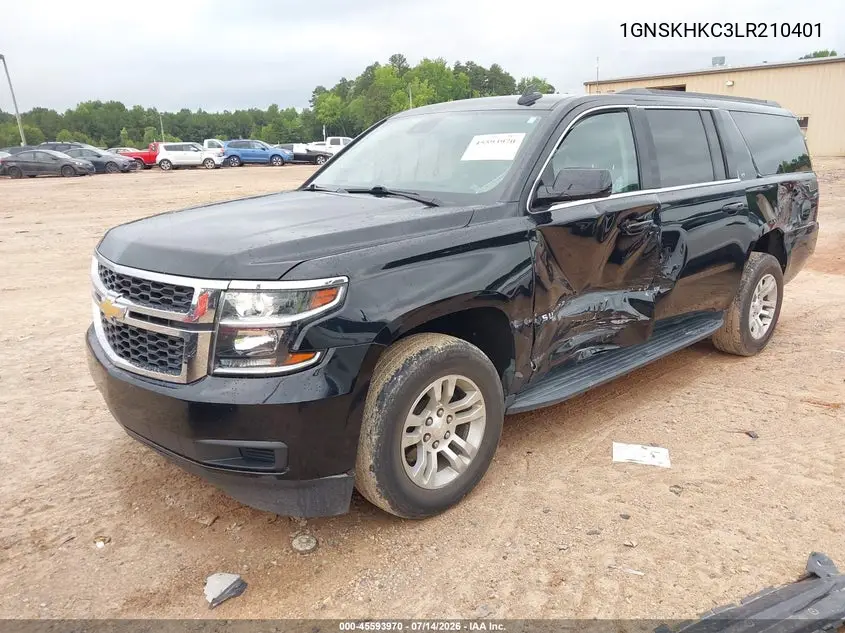 2020 Chevrolet Suburban 4Wd Lt VIN: 1GNSKHKC3LR210401 Lot: 45593970