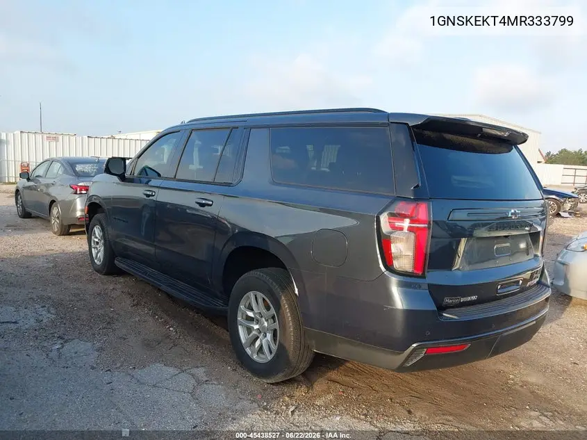 2021 Chevrolet Suburban 4Wd Rst VIN: 1GNSKEKT4MR333799 Lot: 45438527