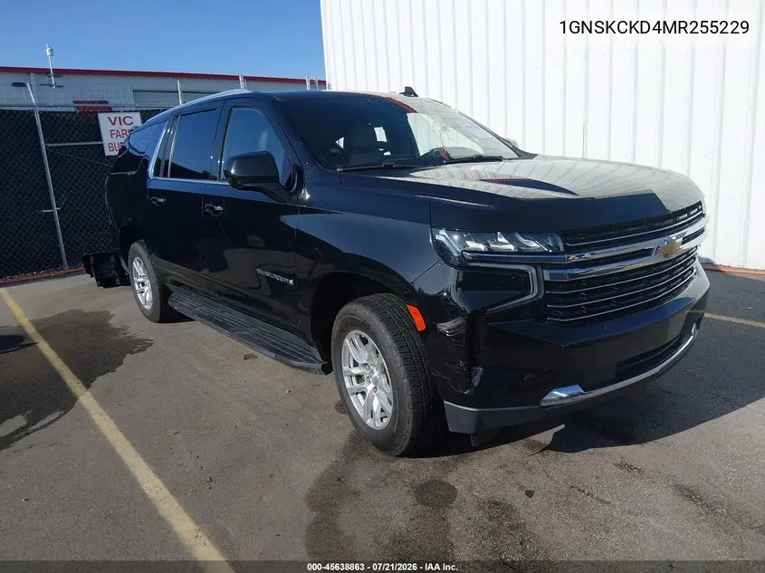 2021 Chevrolet Suburban 4Wd Lt VIN: 1GNSKCKD4MR255229 Lot: 45638863