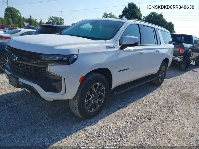2024 Chevrolet Suburban 4Wd Z71 VIN: 1GNSKDKD8RR348638 Lot: 45555268