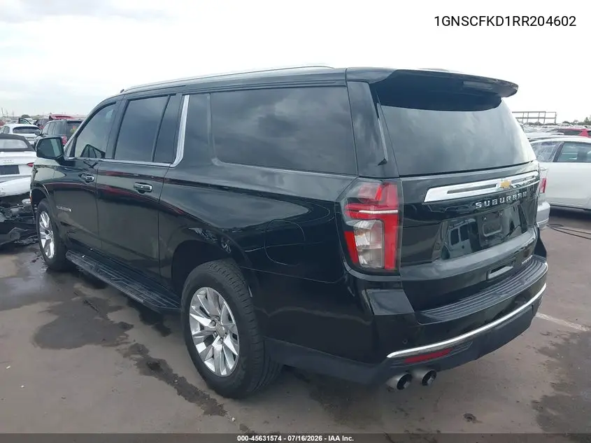 2024 Chevrolet Suburban 2Wd Premier VIN: 1GNSCFKD1RR204602 Lot: 45631574