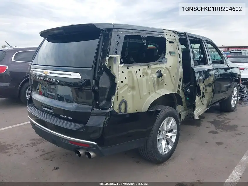 2024 Chevrolet Suburban 2Wd Premier VIN: 1GNSCFKD1RR204602 Lot: 45631574