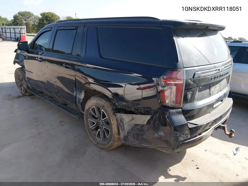 2024 Chevrolet Suburban 4Wd Z71 VIN: 1GNSKDKDXRR118051 Lot: 45666034