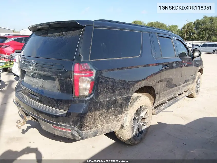 2024 Chevrolet Suburban 4Wd Z71 VIN: 1GNSKDKDXRR118051 Lot: 45666034