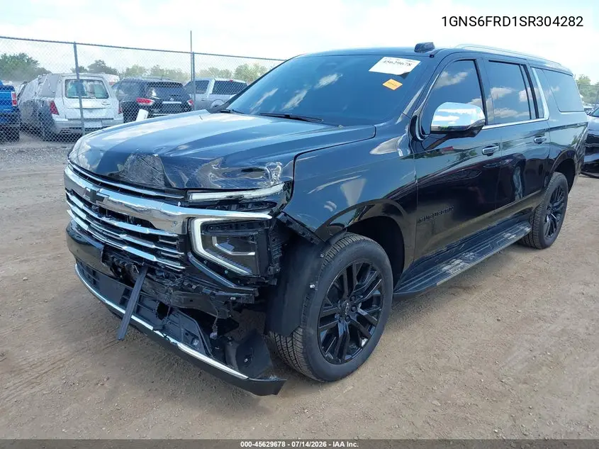 2025 Chevrolet Suburban 4Wd Premier VIN: 1GNS6FRD1SR304282 Lot: 45629678