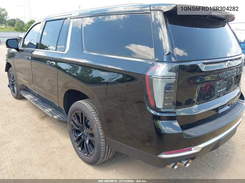 2025 Chevrolet Suburban 4Wd Premier VIN: 1GNS6FRD1SR304282 Lot: 45629678