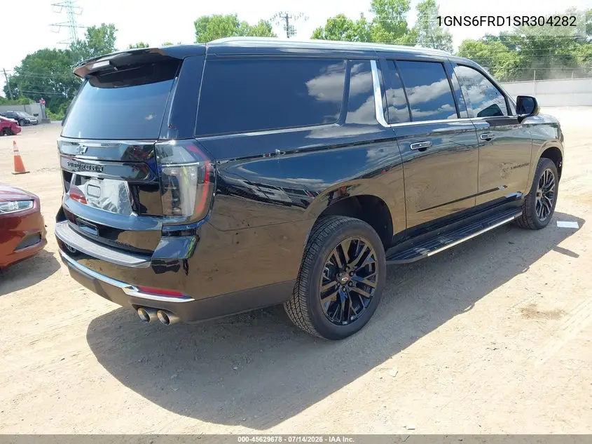 2025 Chevrolet Suburban 4Wd Premier VIN: 1GNS6FRD1SR304282 Lot: 45629678