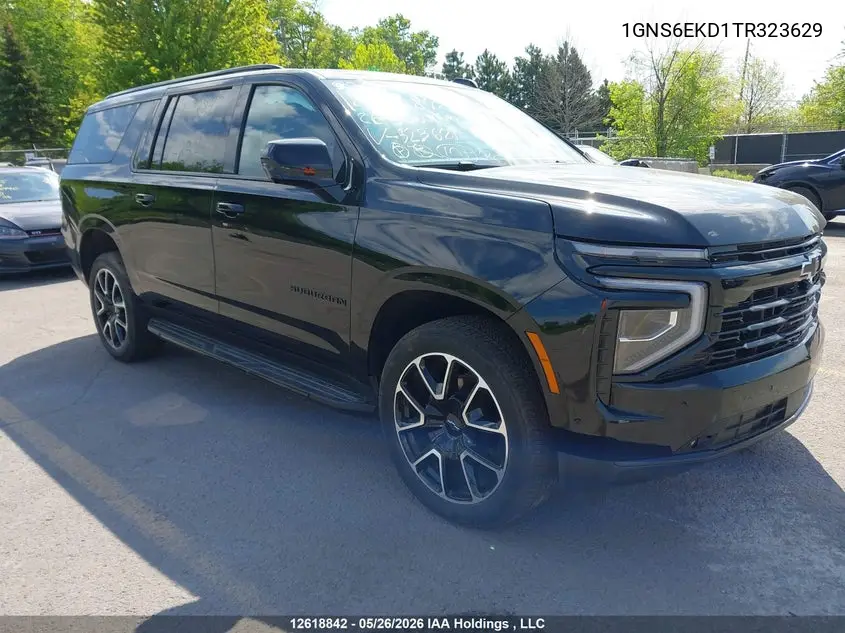 2026 Chevrolet Suburban K1500 Rst VIN: 1GNS6EKD1TR323629 Lot: 12618842