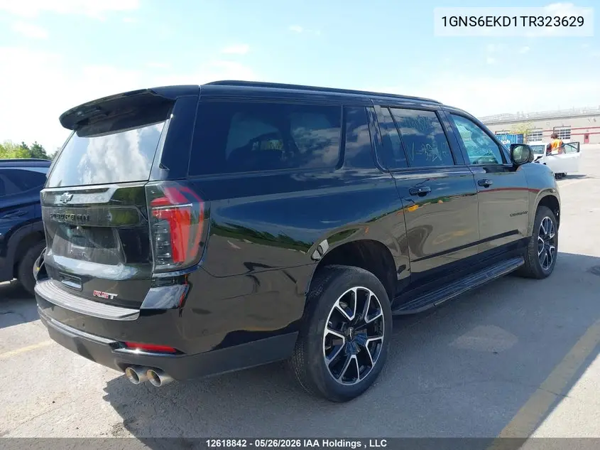 2026 Chevrolet Suburban K1500 Rst VIN: 1GNS6EKD1TR323629 Lot: 12618842