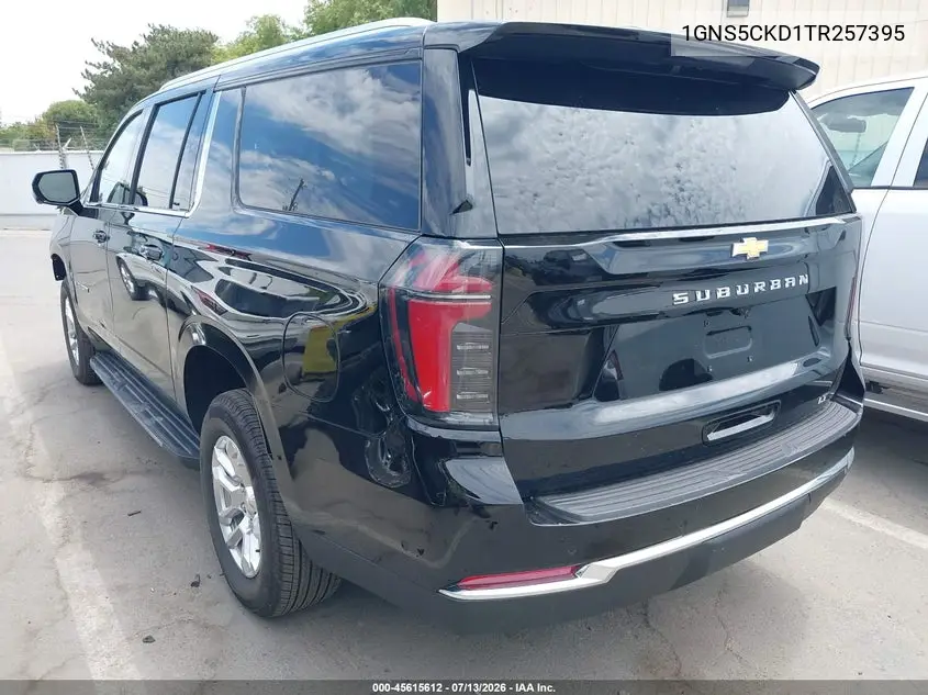 2026 Chevrolet Suburban Lt, Rwd VIN: 1GNS5CKD1TR257395 Lot: 45615612