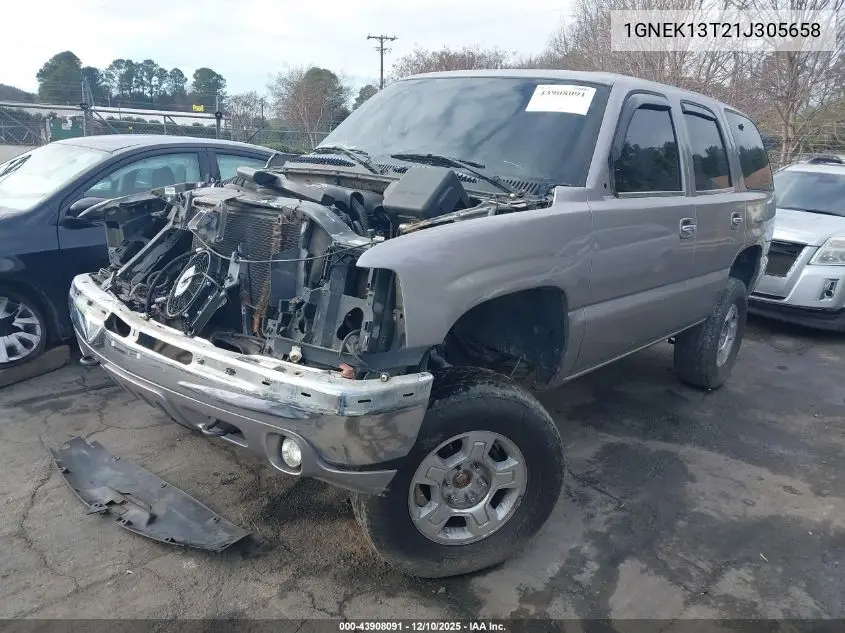 1GNEK13T21J305658 2003 Chevrolet Tahoe Lt