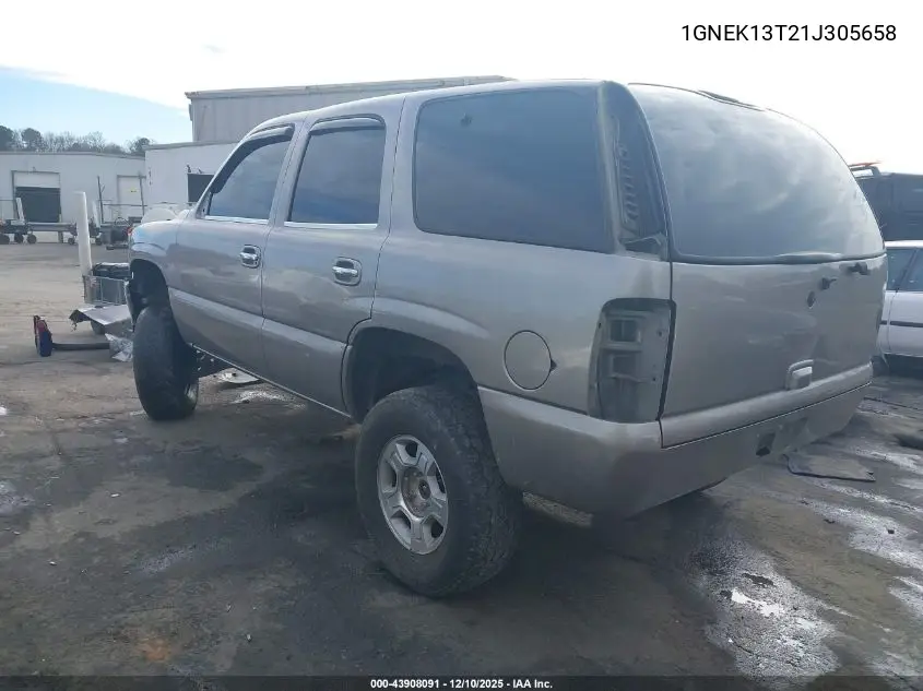 1GNEK13T21J305658 2003 Chevrolet Tahoe Lt