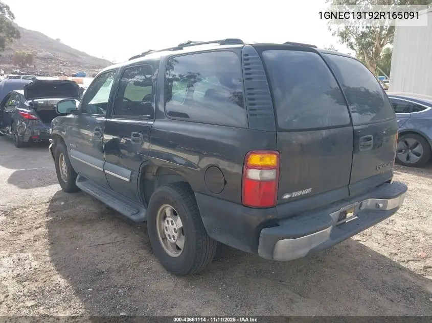 1GNEC13T92R165091 2002 Chevrolet Tahoe Ls
