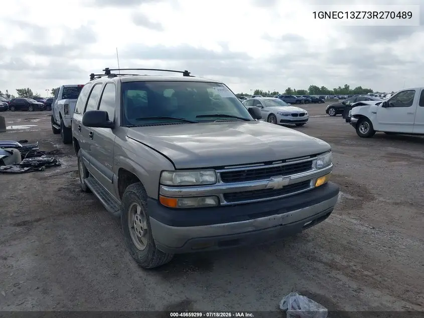 2003 Chevrolet Tahoe Ls VIN: 1GNEC13Z73R270489 Lot: 45659299