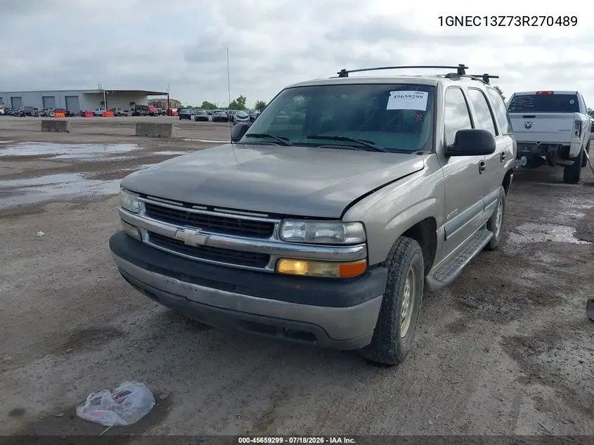 2003 Chevrolet Tahoe Ls VIN: 1GNEC13Z73R270489 Lot: 45659299