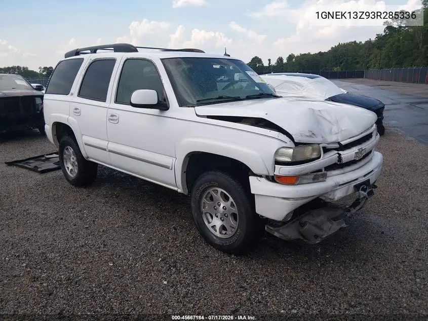 2003 Chevrolet Tahoe Z71 VIN: 1GNEK13Z93R285336 Lot: 45667184