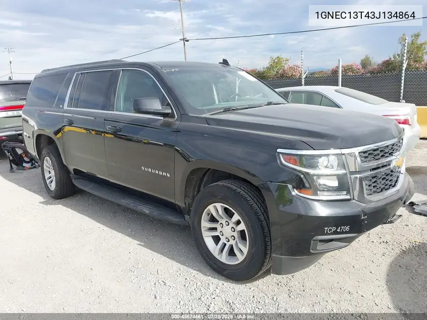 2003 Chevrolet Tahoe Ls VIN: 1GNEC13T43J134864 Lot: 45674461