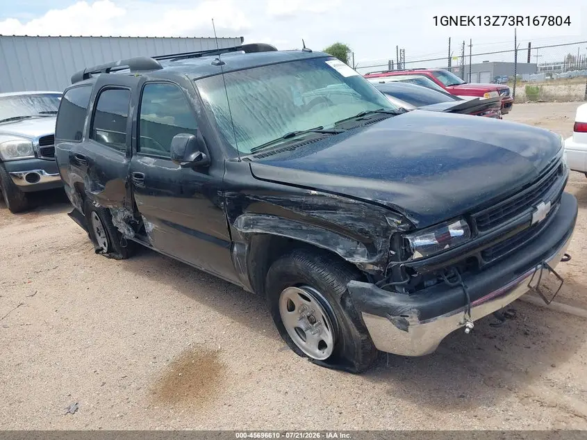 2003 Chevrolet Tahoe Z71 VIN: 1GNEK13Z73R167804 Lot: 45696610