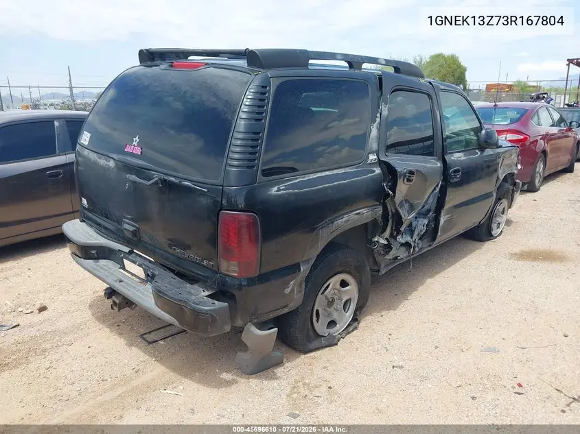 2003 Chevrolet Tahoe Z71 VIN: 1GNEK13Z73R167804 Lot: 45696610