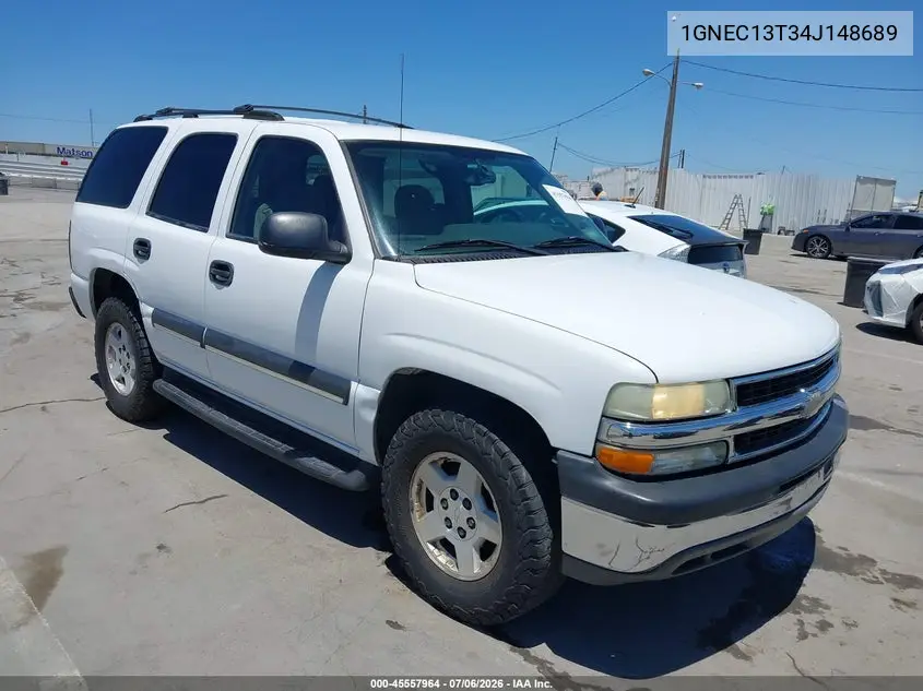 2004 Chevrolet Tahoe Ls VIN: 1GNEC13T34J148689 Lot: 45557964