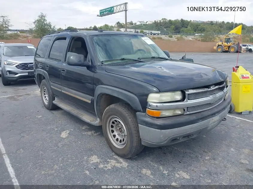 2004 Chevrolet Tahoe Lt VIN: 1GNEK13T54J292750 Lot: 45674930