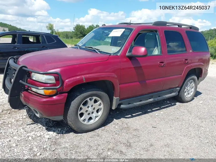 2004 Chevrolet Tahoe Z71 VIN: 1GNEK13Z64R245037 Lot: 45683749