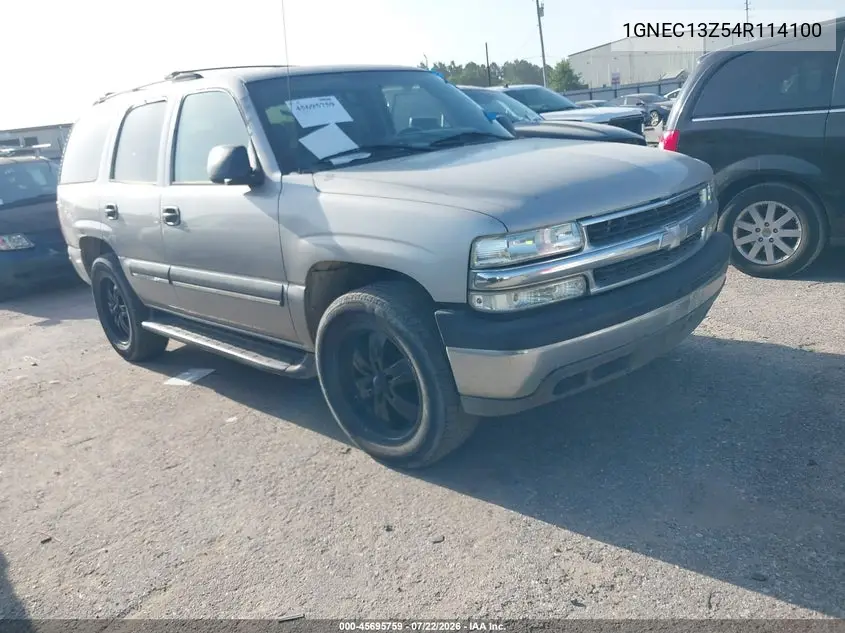 2004 Chevrolet Tahoe Ls VIN: 1GNEC13Z54R114100 Lot: 45695759