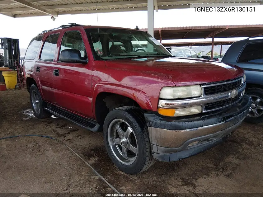 1GNEC13ZX6R130151 2006 Chevrolet Tahoe Ls