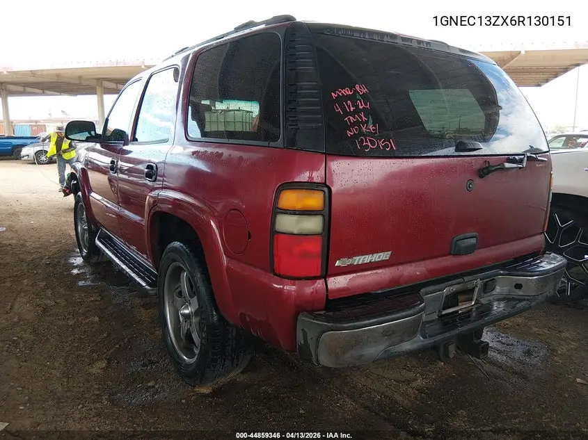 1GNEC13ZX6R130151 2006 Chevrolet Tahoe Ls